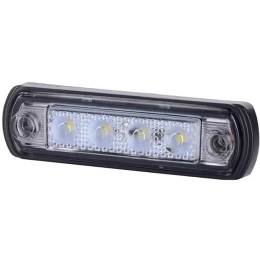 SEITLICHE OVTALE MARKIERUNGSLEUCHTE MIT REFLEKTOR (LED) ORANGE 12/24 V UNIVERSELL