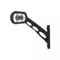 DREIFUNKTIONS-SEITENLAMPE MIT LANGEM SCHRÄGEM AUSLEGER (LED) WEISS-ORANGE-ROT 12/24V RECHTS