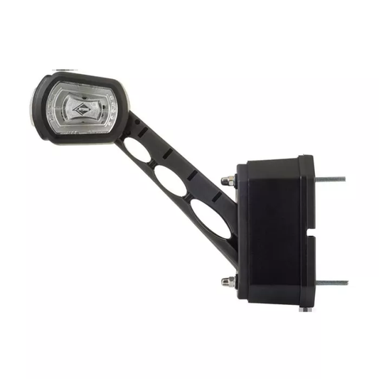 DREIFUNKTIONALES MARKIERUNGSLICHT AUF LANGEM SCHRÄGEM AUSLEGER MIT RÜCKFAHRSENSORMODUL (LED) WEISS - ORANGE - ROT 12/24V
