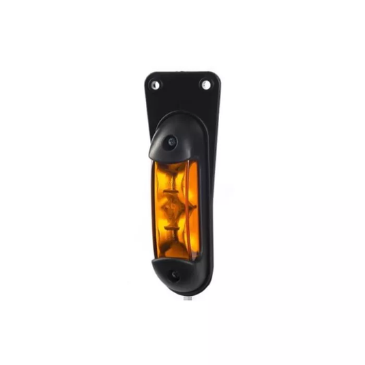 Seitlicher hängender Blinker mit Umrissleuchte (LED) orange 12/24V universal