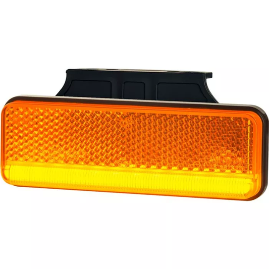 Seitliche Begrenzungsleuchte Slim XS mit integriertem Blinker (LED) orange 12/24V universell