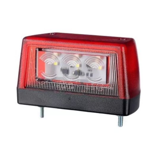 LED-KENNZEICHENBELEUCHTUNGSLAMPE WEISS 12/24V UNIVERSAL