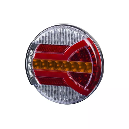 KOMBINIERTES RÜCKLICHT 4-FUNKTIONEN (LED) WEIß - ORANGE - ROT 12/24V UNIVERSAL
