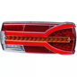 KOMBINIERTE 7-FUNKTIONEN-LAMPE MIT DYNAMISCHEM BLINKER (LED) WEISS-ORANGE-ROT 12/24V LINKS