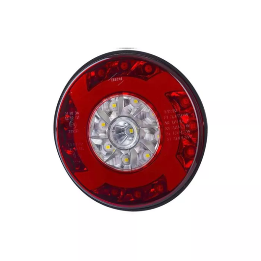 Heckkombinationsleuchte 5-Funktionen (LED) Weiß - Rot 12/24V Universal