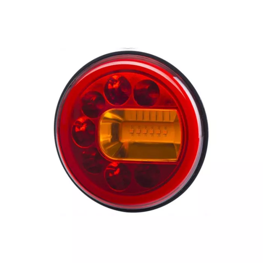 Hintere Kombinationsleuchte 3-funktional (LED) Orange-Rot 12/24V rechts