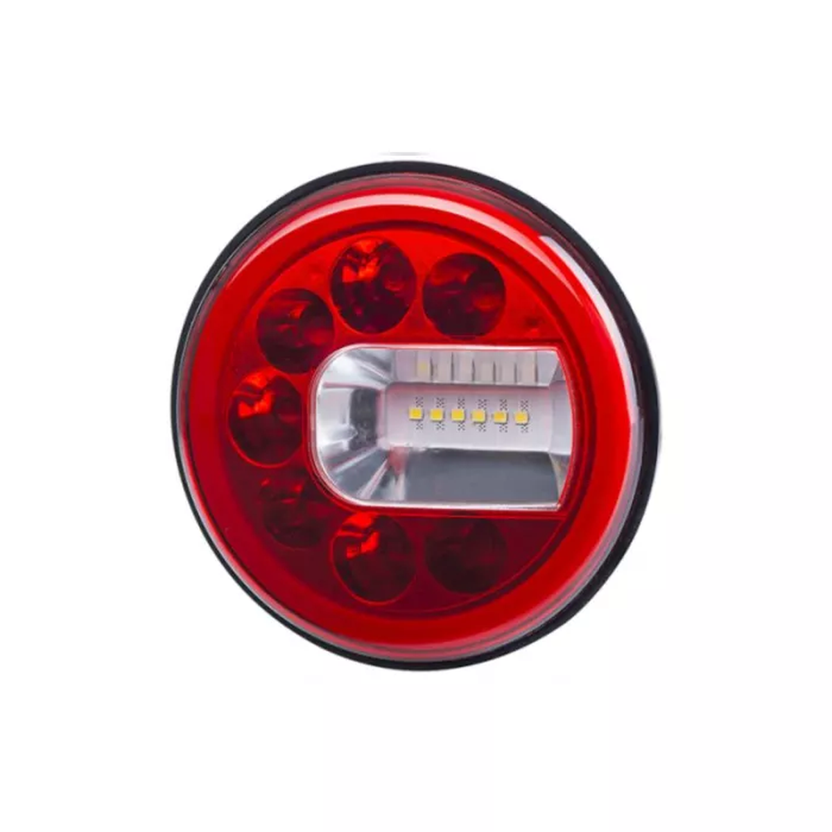 HINTERE 3-FUNKTIONEN KOMBILEUCHTE (LED) WEISS - ROT 12/24V RECHTS