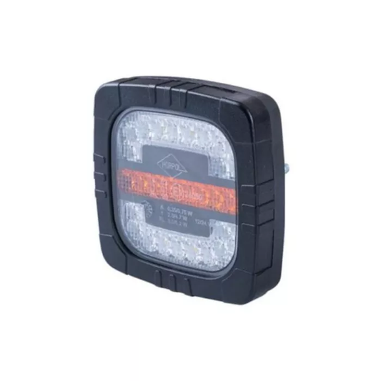 KOMBINIERTES HECKLEUCHTE 2-FUNKTIONEN (LED) WEISS - ROT 12/24V UNIVERSELL