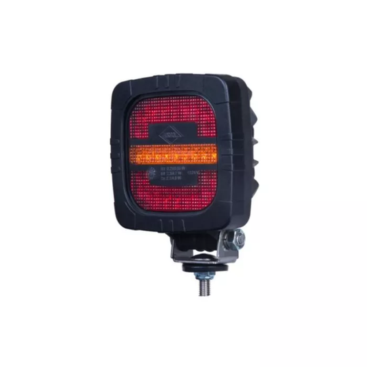 Hintere 3-Funktions-Kombinationsleuchte (LED) Weiß-Orange 12/24V Universal