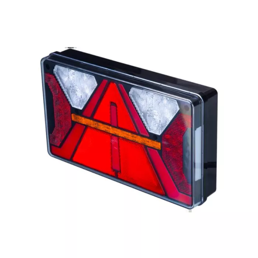 HECKKOMBILEUCHTE (LED) WEISS-ORANGE-ROT 12/24V LINKS