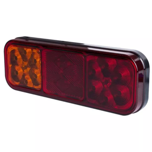 KOMBINIERTES RÜCKLICHT 4-FUNKTIONEN (LED) ORANGE - ROT 12/24V UNIVERSELL