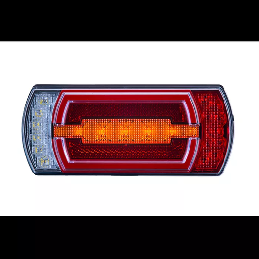 KOMBINIERTE RÜCKLEUCHTE (LED) ORANGE-ROT 12/24V UNIVERSAL
