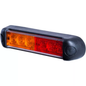 HECKKOMBILEUCHTE MIT REFLEKTOR UND STECKER (LED) WEIß - ORANGE - ROT 12/24V RECHTS