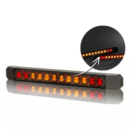 BLINKERLAMPE (OLD SCHOOL NEON) KURZ (LED) ORANGE 12/24V UNIVERSAL