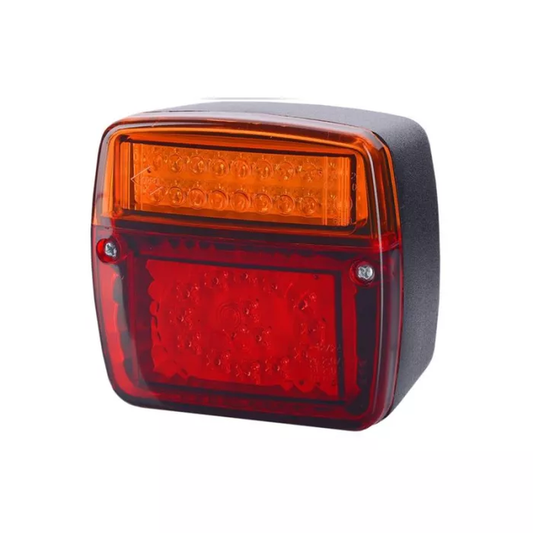 HECKKOMBILEUCHTE (LED) ORANGE-ROT 12/24V UNIVERSELL