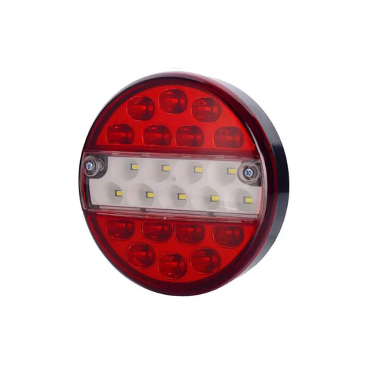 KOMBINIERTE RUNDRÜCKLEUCHTE (LED) ORANGE-ROT 12/24V UNIVERSELL
