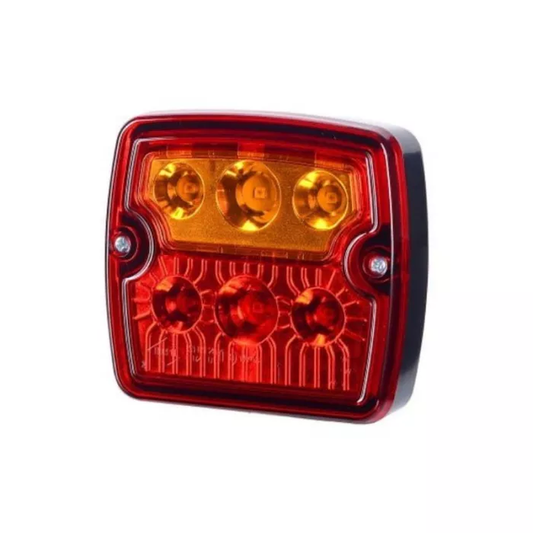 RUNDHINTERLEUCHTE KOMBINIERT (LED) WEISS-ROT 12/24V UNIVERSELL